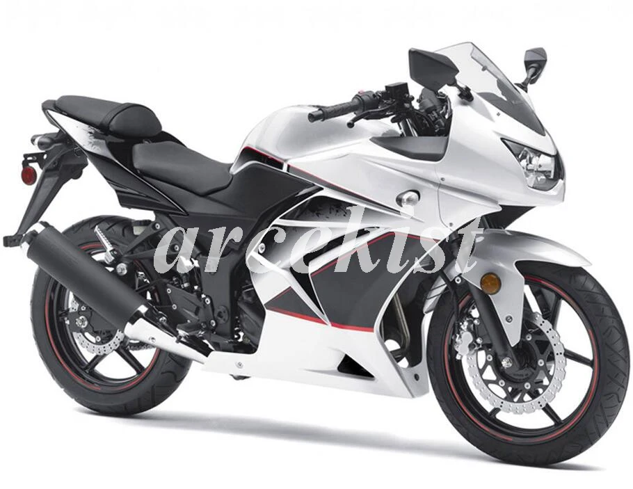Injection Mold Motorcycle New ABS Fairings kits Fit For kawasaki Ninja 250R EX250 2008-2014 08 09 10 11 12 13 14 White black | Автомобили