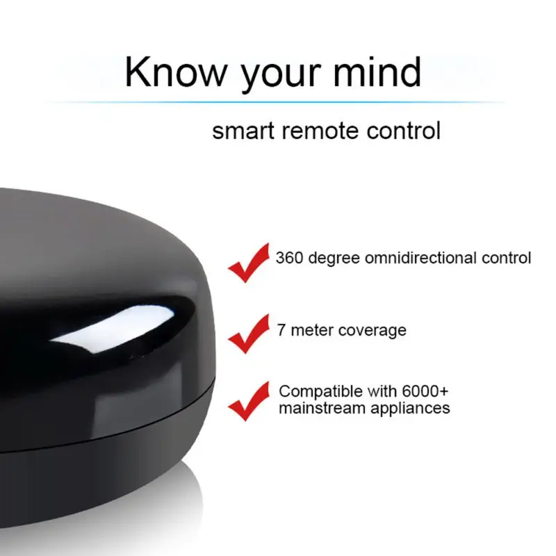 Универсальный Смарт переключатель WiFi ИК голосовой смарт пульт дистанционного