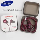 Оригинальные наушники Samsung Тип C проводные наушники AKG с микрофоном Galaxy Note 20 Ultra 5G 10 S21 S20 наушники Usb Type C