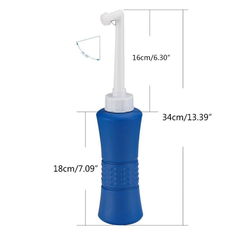 

Portable Hand Press Bidet Cleaner Outdoor Bottle Packets Body Flusher Washing K0AA