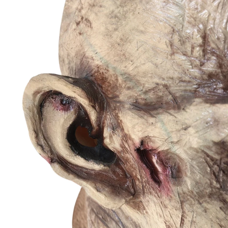 Хэллоуин Зомби дьявол клыки маска ужаса сухой труп старый страшный натуральный