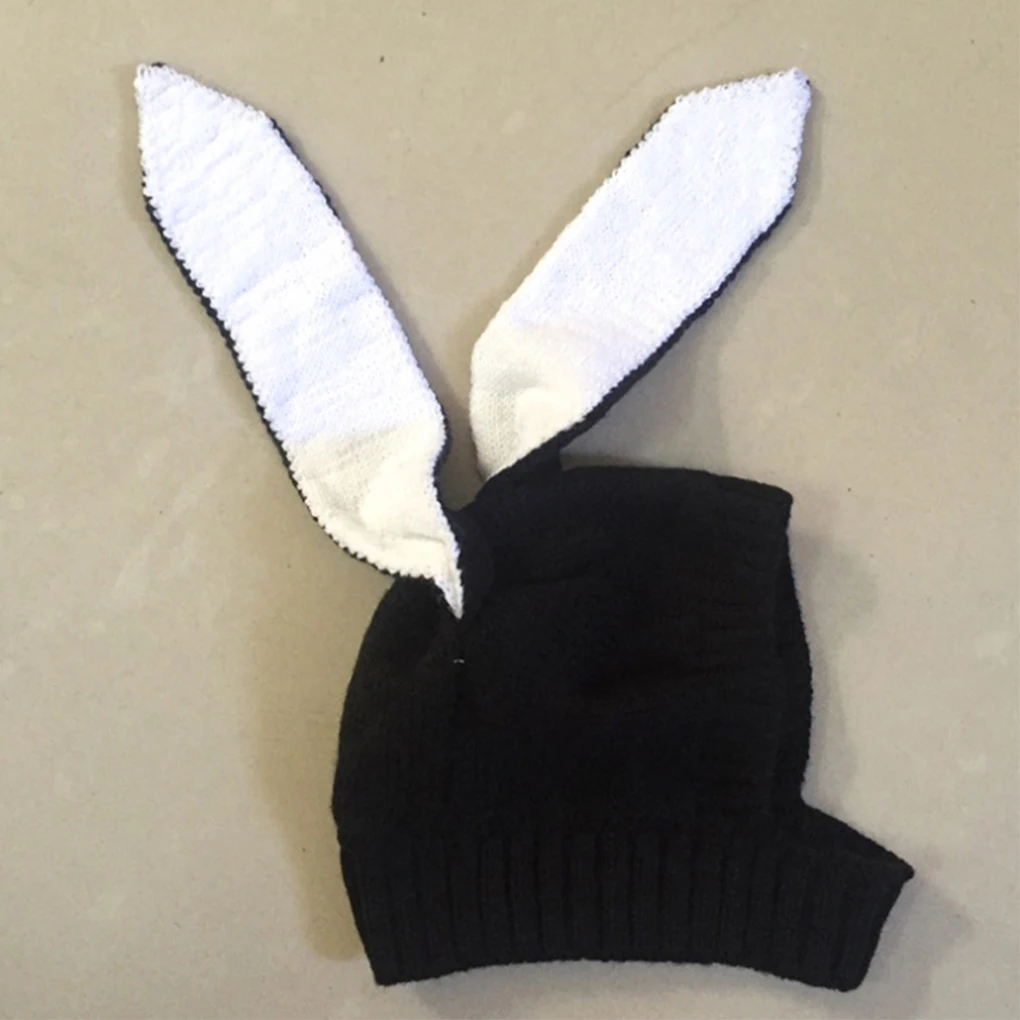 Cute Deer Ears Baby Girl Hat Knit Soft Bonnet Warm Winter Hats Newborn Photography Props Beanie Cap Boys Girls | Мать и ребенок