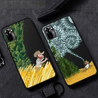 van gogh starry night oil painting phone case for huawei p20 p30 p40 pro honor mate 7a 8a 9x 10i lite