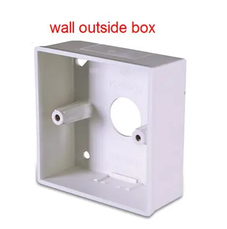 wall outside box Умный домашний светильник Xiaomi Aqara Mijia с одной проволокой ZigBee, беспроводной ключ, настенный выключатель через приложение для смартфона - Цвет: wall outside box