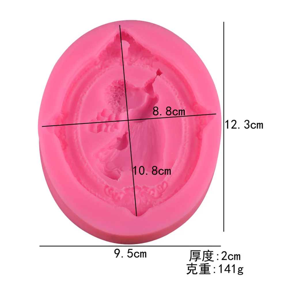 

Силиконовая форма для торта розового цвета