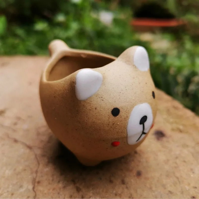 

Animal Flower Pot Ceramic Vase Planter Desktop Ornaments Home Decor Garden Pot Succulent Pot Plant Mini Garden Accessories