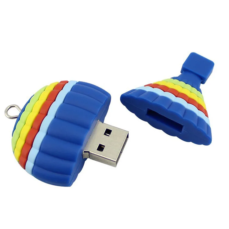 Милый usb флеш накопитель в подарок девочке 8g16g32g игровой Синий воздушный шар
