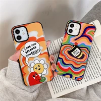 funny rainbow dialogue case for iphone 13 12 11 pro max soft print tpu air anti impact protection cover for 6 7 8 plus x xr xs