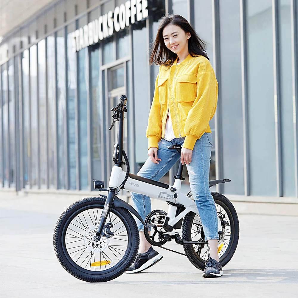 Электровелосипед HIMO C20 складной 20 дюймов дальность 80 км электровелосипед Мопед 10