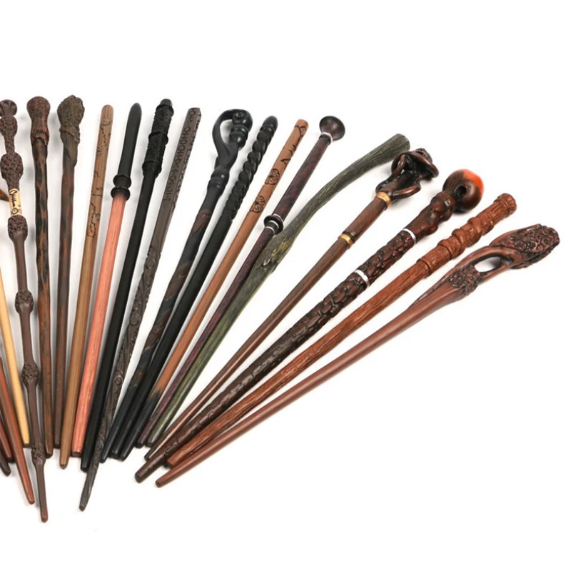 

28 Kinds of Metal Core Dumbledore Magic Wands Voldmort Hermione Snape Magical Wand Cosplay Sticks Harried Without Box C01HR54