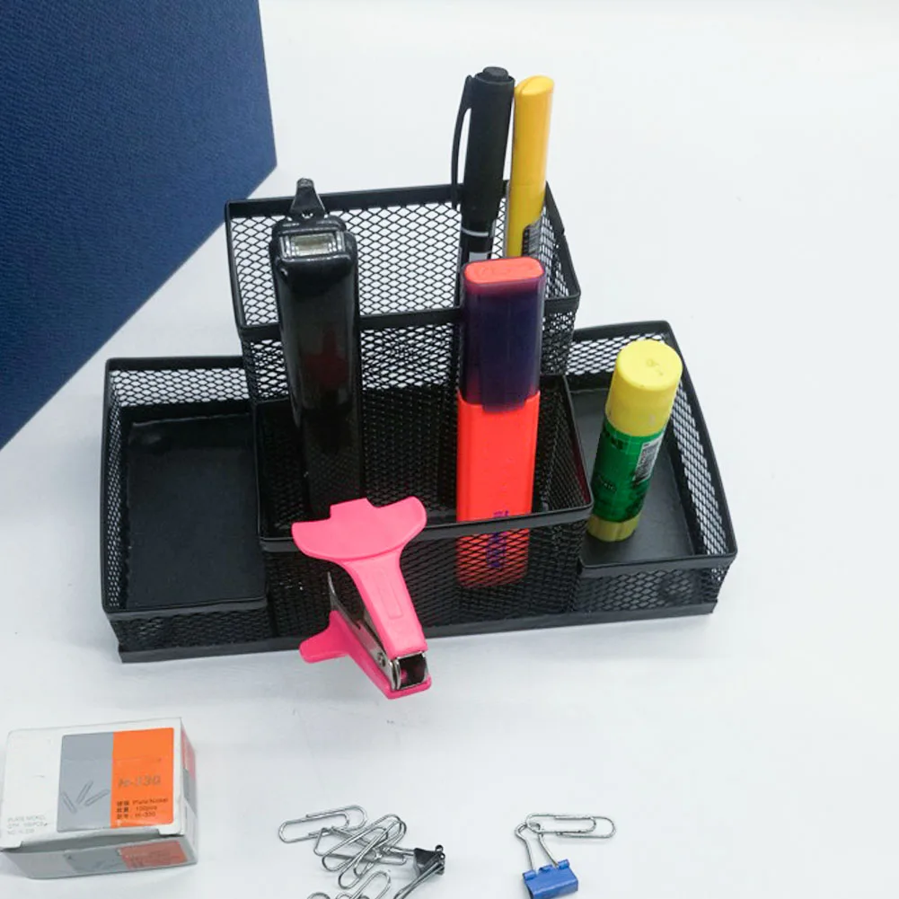 Металлическая подставка настольный органайзер карандаш сетчатый куб подарки