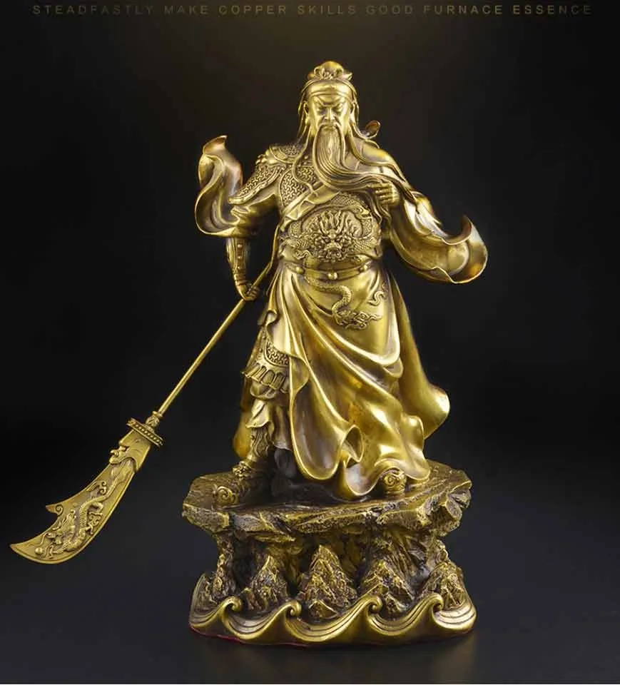 

Открытые подарки Tong Guan Gong Wu Cai God, большое украшение, офисная мебель, поделки, подарки для друзей, новоселье, новые домашние подарки