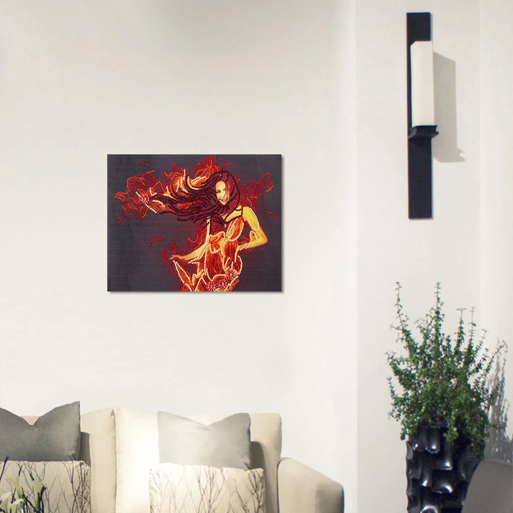 Алмазная вышивка сделай сам мозаика крестиком Специальные кристаллы особой