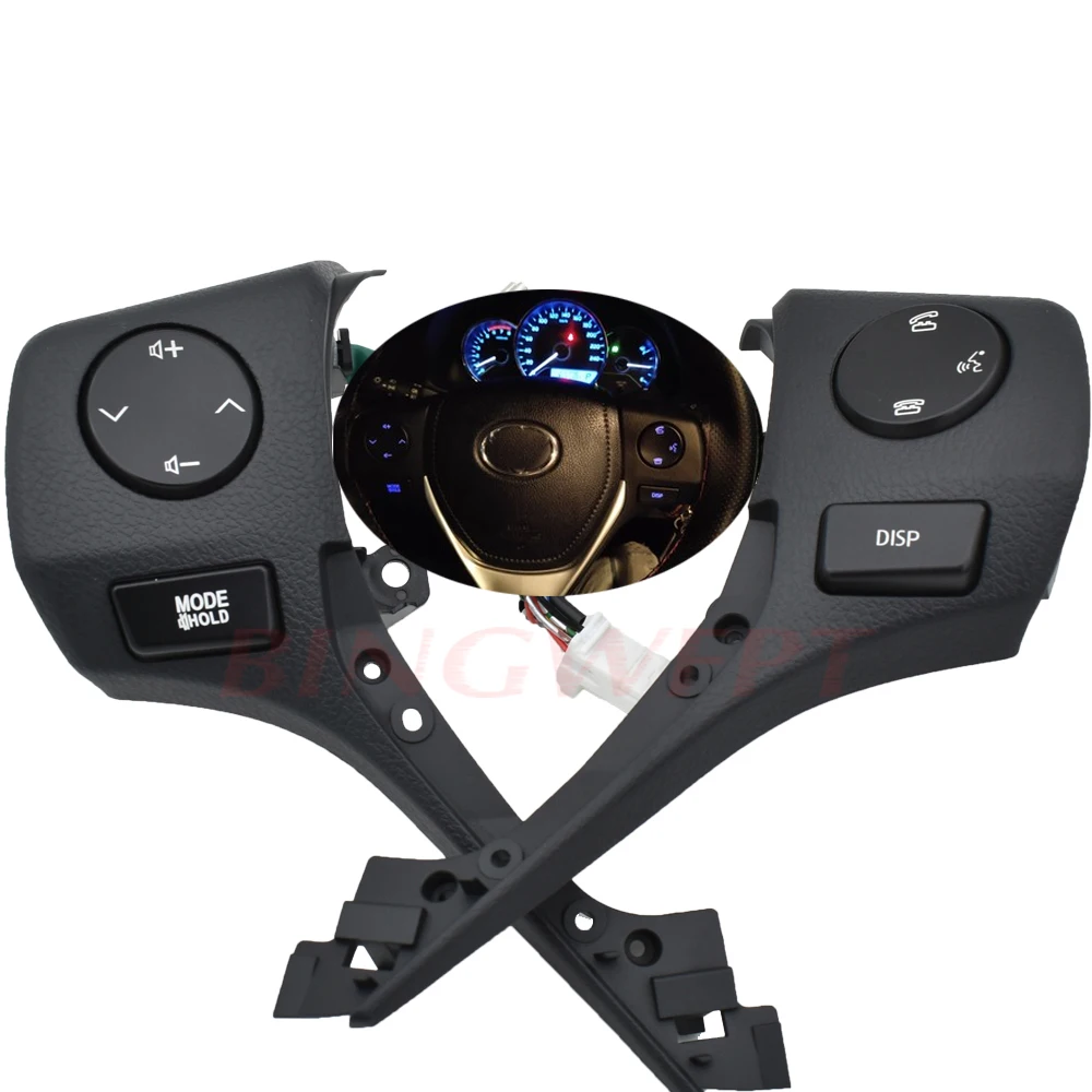 Кнопки управления звуком на рулевое колесо с Bluetooth для TOYOTA Corolla RAV4 84250 02560 2014