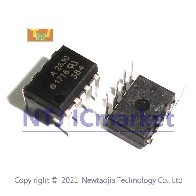 10 шт. HCPL-2630 DIP HCPL2630 A2630 высокоскоростной-10 Мбит/с логический оптопары - купить по