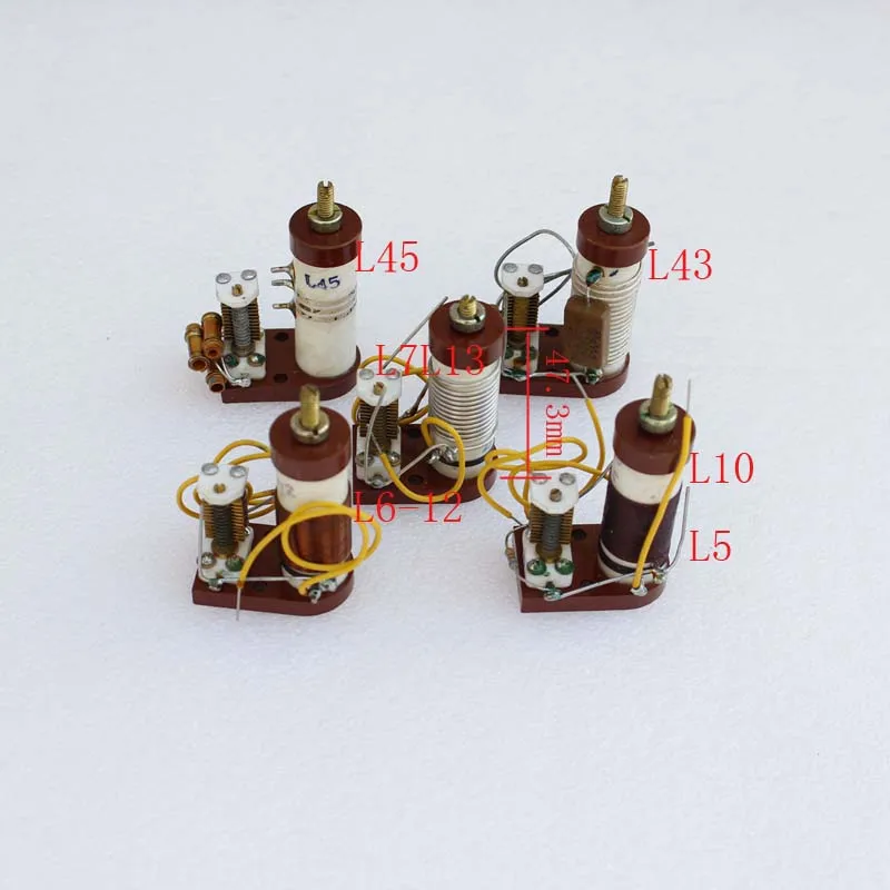 

222-1 Military Aircraft Receiver Fine-tuning Variable Capacitor Inductance Coil L45 L43 L6-12