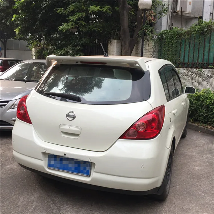 Спойлер для Versa 2006 2010 Nissan Tiida спойлер WXK из АБС пластика цвет заднего крыла