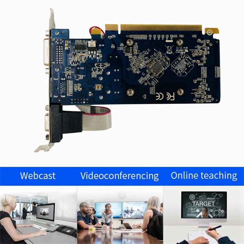 HD7450 2G image Card, Hd7450 2Gb Ddr3 64Bit Discrete image Card for Small Desktop Chassis