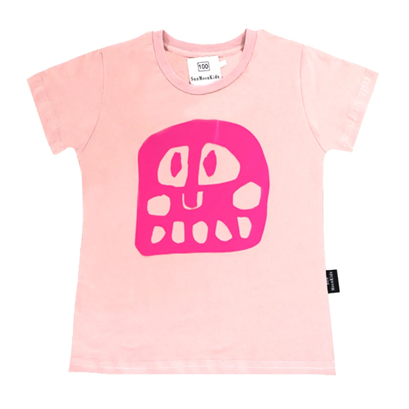 Новая брендовая летняя футболка для мальчиков и девочек повседневная детская с