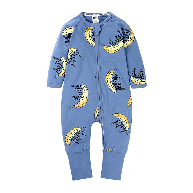 Детский комбинезон с длинным рукавом цветочным принтом|infant romper|baby girl rompernewborn baby boy