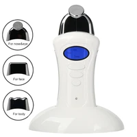 mini micro current ion beauty stimulator galvanic handheld spa device with 3 massage heads lcd face lift machine skin care