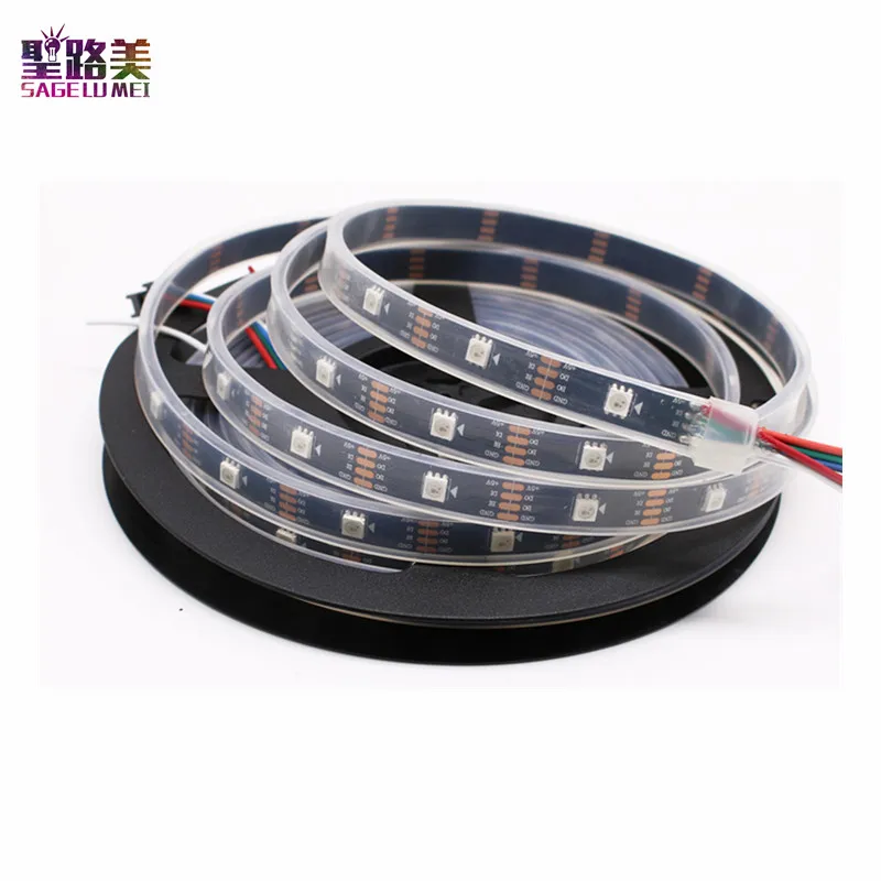 Светодиодная лента WS2813 1 м/5 м 30/60/144 пикселей/светодиодов/м IP30/IP65/IP67