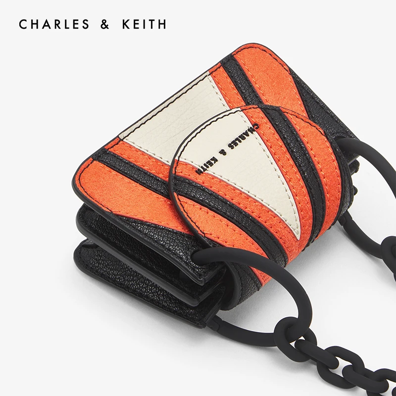 CHARLES＆KEITH Новинка на Весну 2020г. CK6-40781119 Женская Мини-сумка с цепочкой для монет и