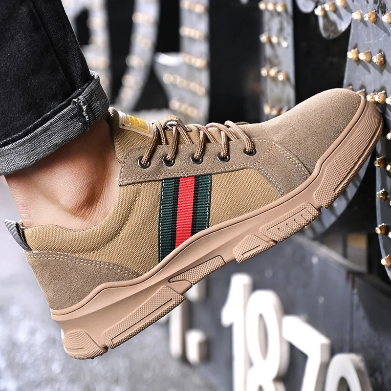 

Safety Shoes Men Steel Toe Shoes Anti-puncture Work Boots Indestructible Shoe Work Sefety Boots Male Sneakers Zapatos De Hombre