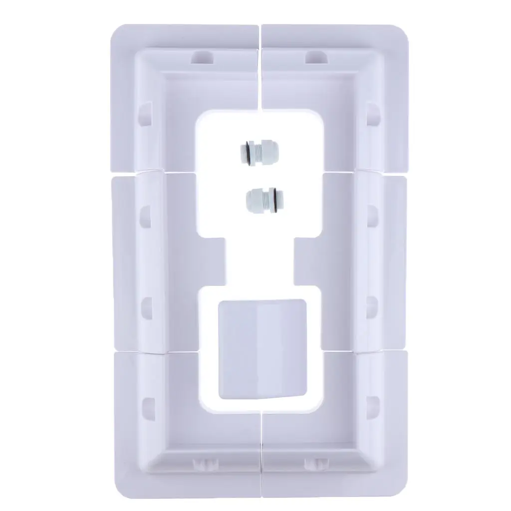 

7 Pieces Solar Panel Mount Bracket Kit -530MM WHITE Caravan RV Motorhome Boat