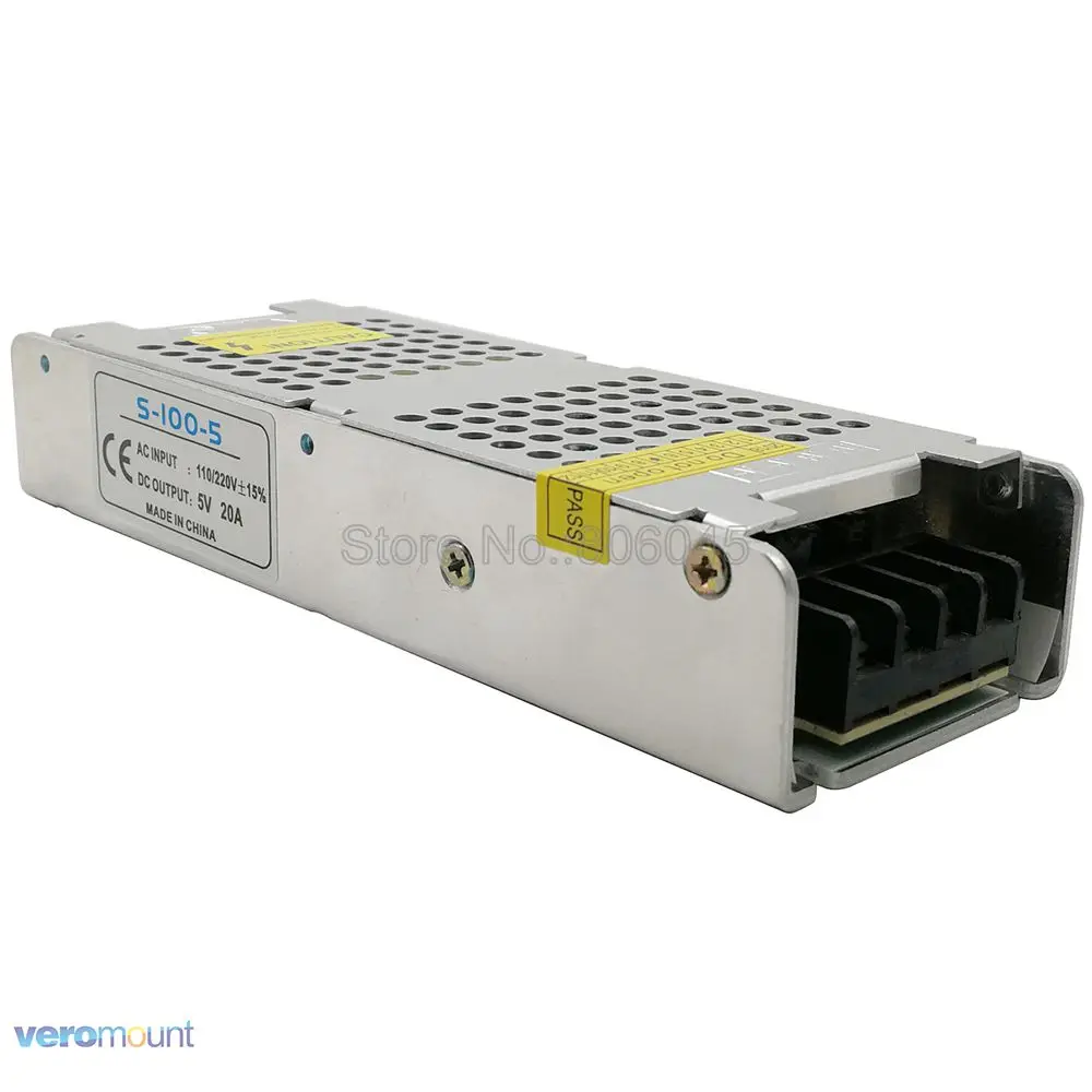 Ультра тонкий переключатель Питание DC 5V трансформаторы AC220V для DC5V 4A 20A 30A 40A 60A светодиодный драйвер преобразователя для Светодиодный полоски