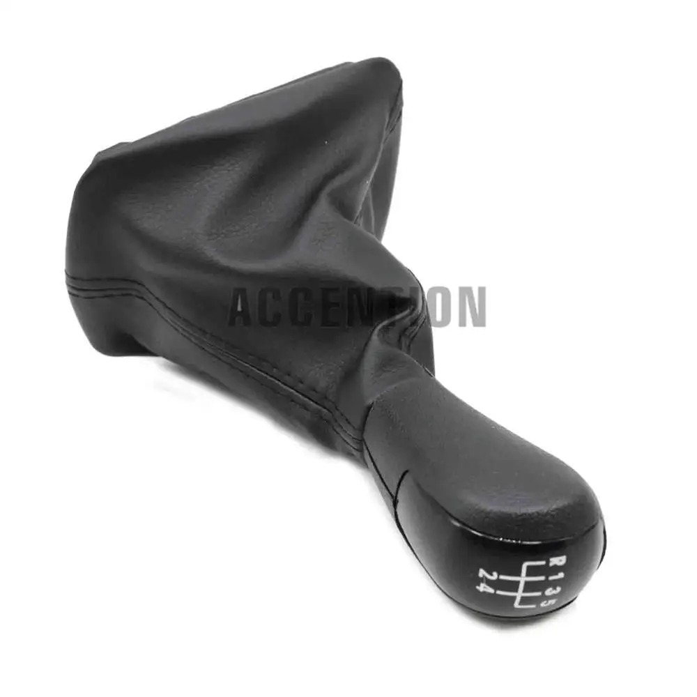 Ручка переключения передач 5 / 6 скоростей кожаная для Skoda Octavia 2 A5 A6 2004 2005 2006 2007 2008 2009