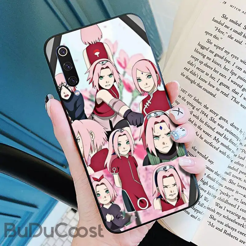 

Hrmes Naruto Haruno Sakura Phone Case For Xiaomi Mi 9 9T CC9 CC9E 8 SE Pro A2 Lite 6X 5 A3 A1 Max Mix 2 3