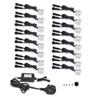 DC12V Светодиодный светильник на палубе, подземный светильник IP67, водонепроницаемый, нержавеющая сталь, встраиваемая лестница, подземный светильник, светодиодный светильник, настенный точечный светильник