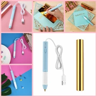 2 5mm2 80 35mm heat foil pen combine hot foil paper can be used on paper leather plastic make cards diy scrapbook craft new