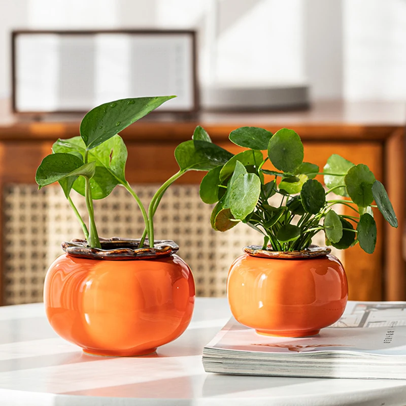 

Цветочный горшок с зелеными растениями, креативная форма пермана, гидропонная искусственная Цветочная горшок без отверстий