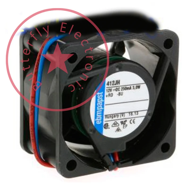 

Новый 412JH DC12V Оригинальный Германия 40x40x25 мм охлаждающий вентилятор охлаждения 4025