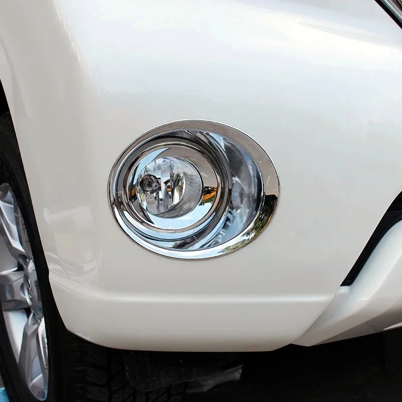 

For Toyota Land Cruiser 150 Prado LC150 FJ150 2014-2017 Chrome Front Fog Lamp Cover Light Overlay Trim Car Styling Accessories