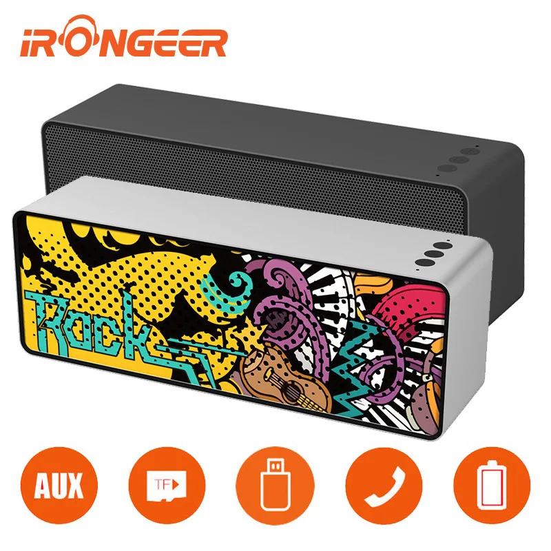 Hifi динамик Bluetooth Портативная звуковая коробка TF USB MP3 музыкальный центр длинный