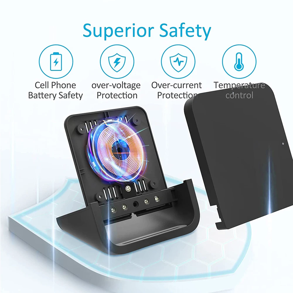 wireless charger wireless charging stand cordless charger qi certified 15w compatible with iphone 1212 pro mobile phone charger free global shipping