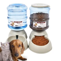 1pc detachable pet cat dog automatic feeder food drink animal bowl water bowl dispenser pet feeder supplies pet accessories
