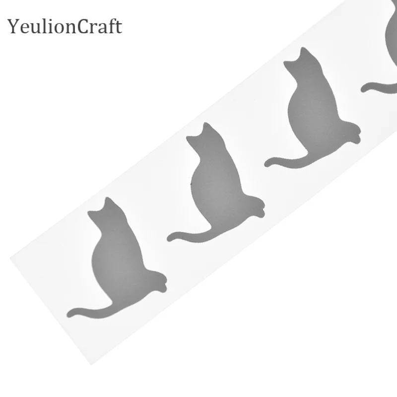 Светоотражающие наклейки Chzimade 1 м с изображением гитары кота животного