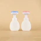 Цветочный дозатор жидкого мыла, штамп, ручной цветочный барботер из пены, пластиковая банка для хранения для ванной комнаты, путешествий