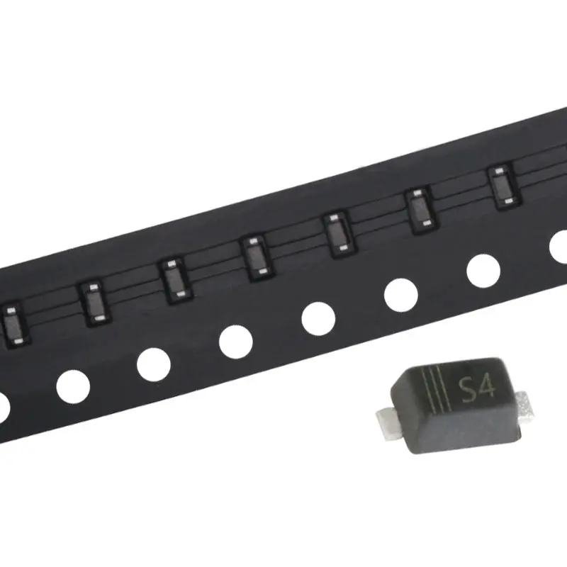 100Pcs SMD диод с барьером Шоттки RB520S-30 B 1N4148WT T4 B5819WT S4 USCD024H RB521S-30 1N5819WT 40V 2A SOD-523 |