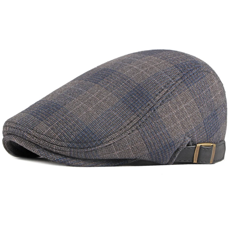 HT3441 Men Berets Autumn Winter Cap Hat Male Adjustable Ivy Newsboy Flat Cap Men Vintage Wool Beret Hat Men Gastby Beret Cap
