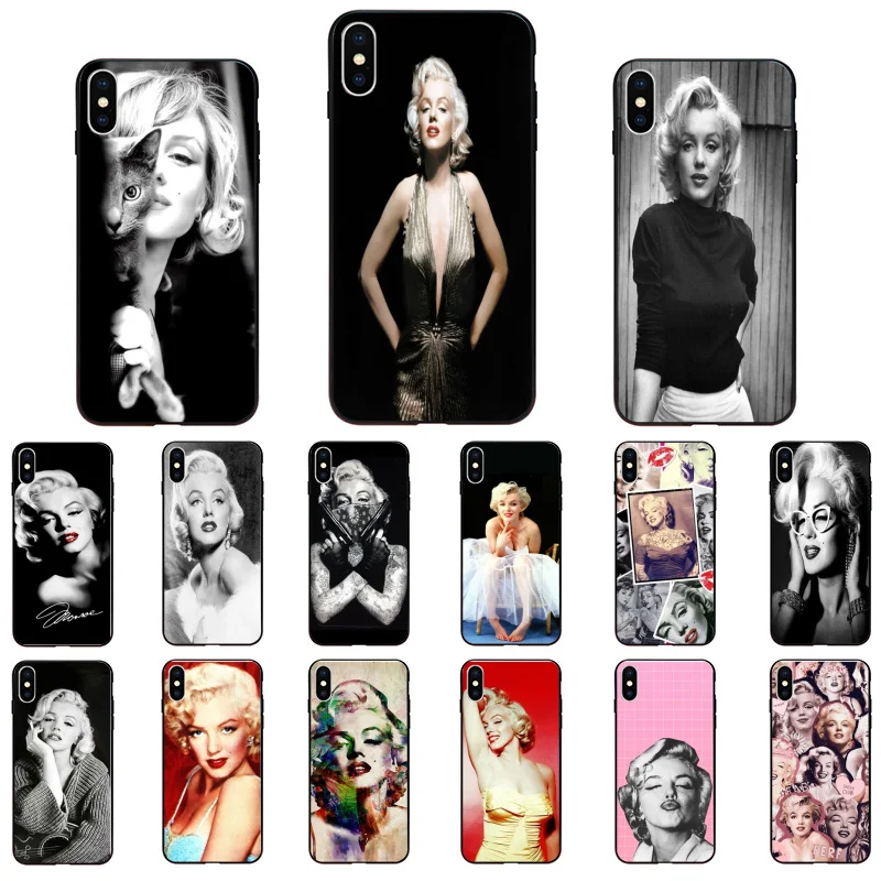 

Sexy Girls Marilyn Monroe Phone Case For iphone 12 11 Pro Max Case For iPhone 11 12 mini XS MAX X XR SE2 8 7 6S Plus Case