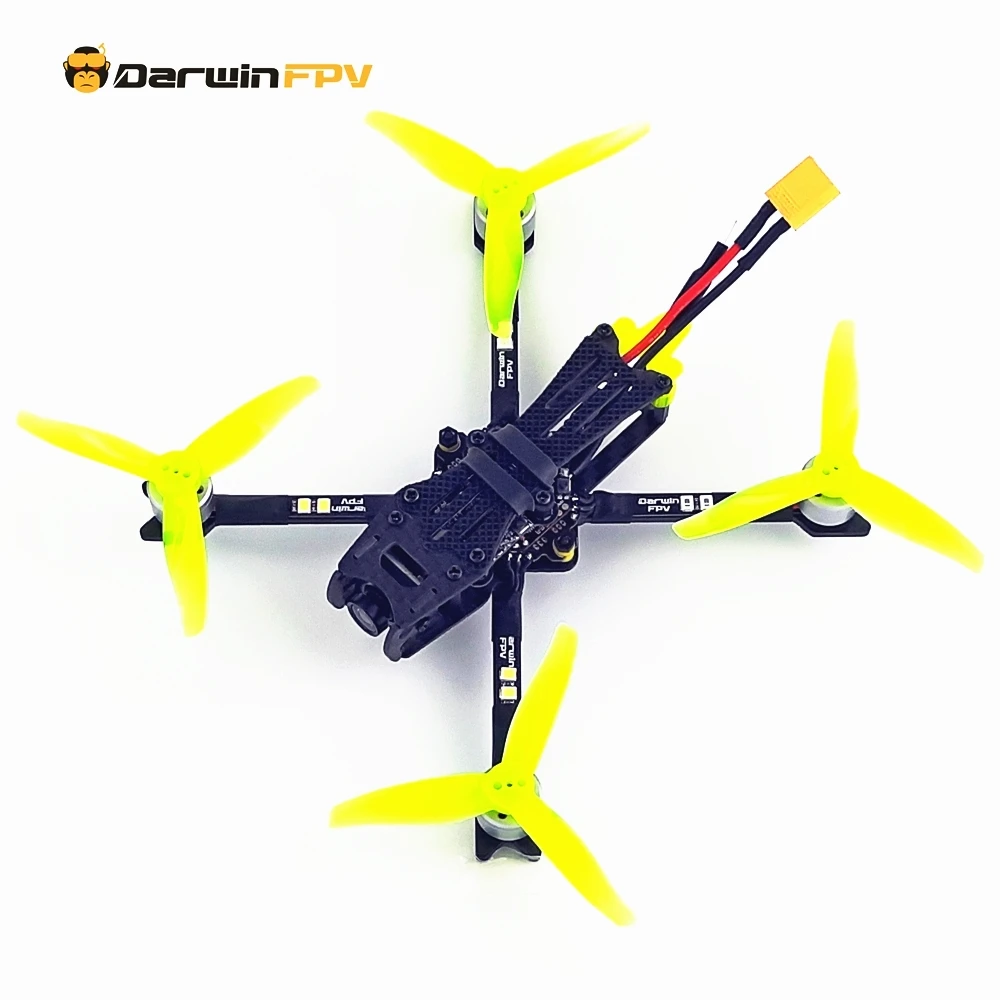 

DarwinFPV Baby Ape FPV Drone Flight Control Quadcopters 142mm 3 Inch F4 OSD 15A AIO BLHeli_S Dshot600 40CH 200mW 700TVL