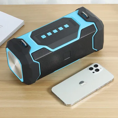 

BT speaker wireless bluetooth portable mini card subwoofer gift tape lanyard can talk dual speaker radio high power speaker TF