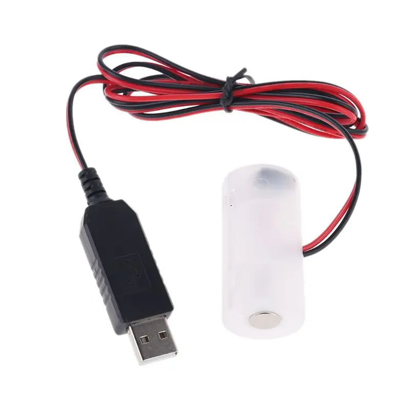 Блок питания LR14 C сменный блок USB 1-4 шт. аккумулятор 1 5 в M5TD | Электроника