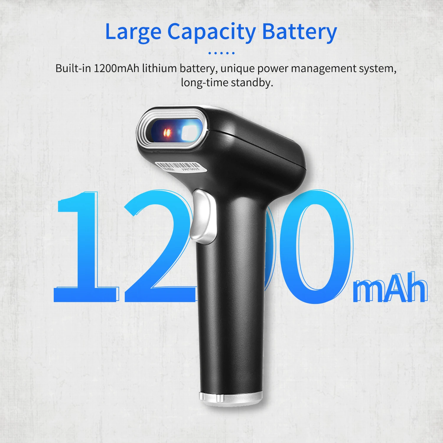 Высокоскоростной сканер штрих-кода Aibecy 1D/2D/QR 2 4G беспроводной и USB проводной