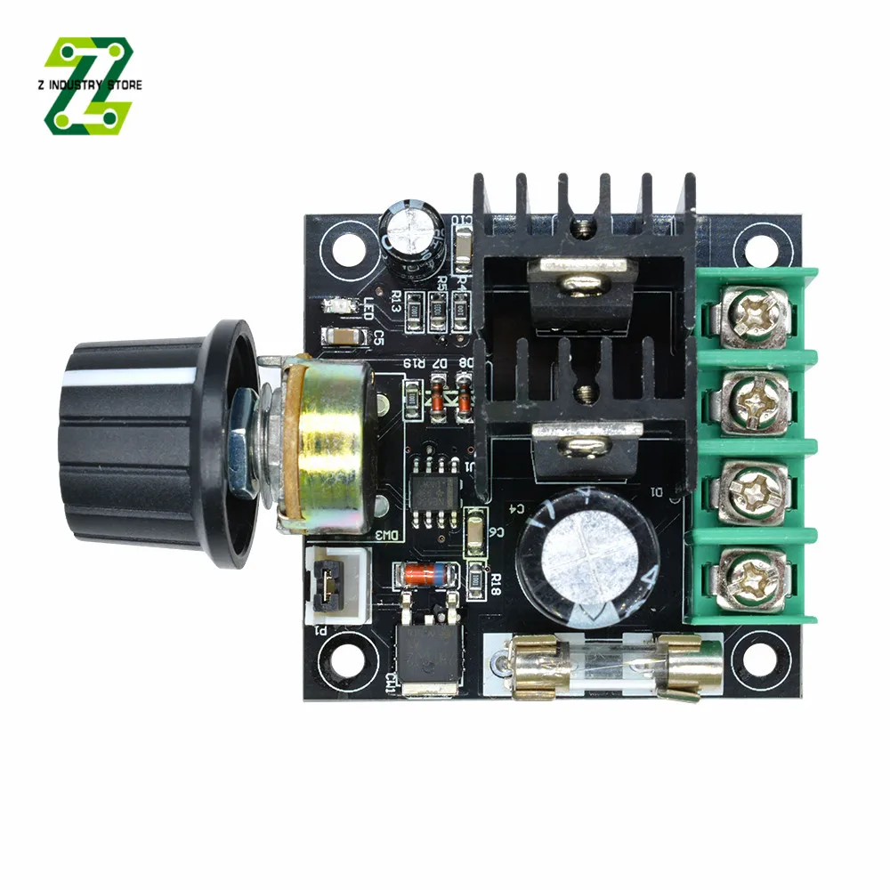 DC 12-40V 10A PWM Motor Speed Control Switch Controller Volt Regulator Dimmer Rotary Potentiometer 400W Board Module | Обустройство